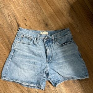 Madewell-Perfect Mid Length Jean Short